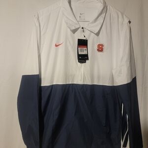 Nike On Field Syracuse Coaches Windbreaker Jacket Mens Size Large CQ5125 100